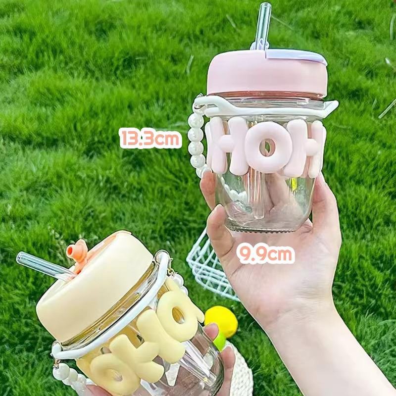 Gourde en verre portable