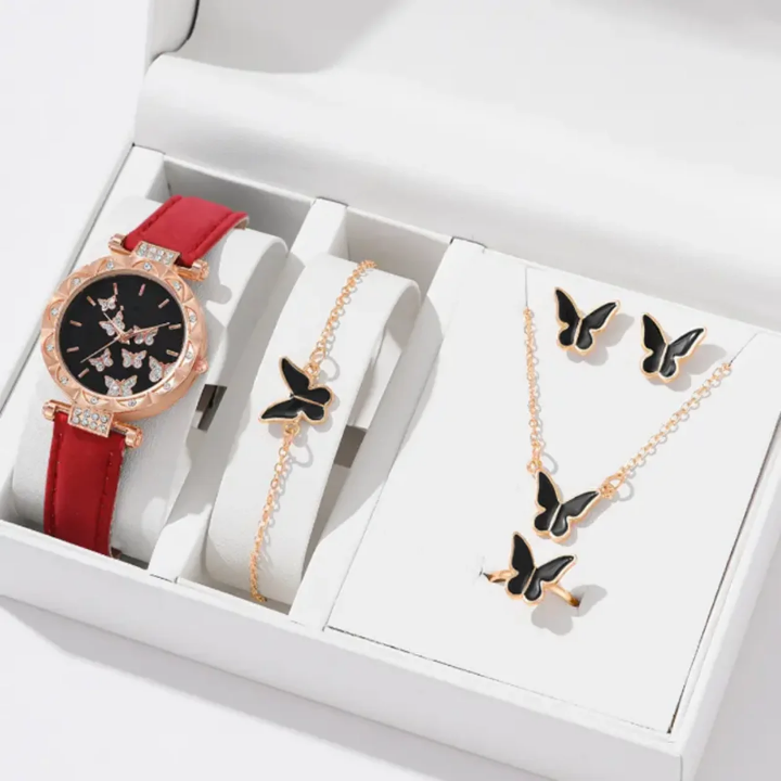 Chaine montre bracelet boucle d'oreille