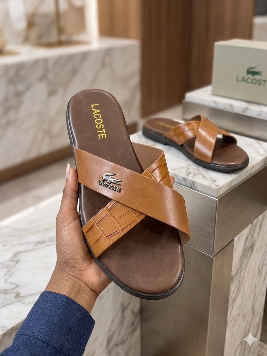 Sandales pour Homme Style Cuir - Neuves