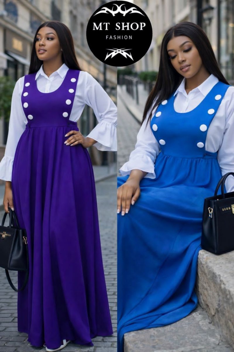 Robe chemise coton