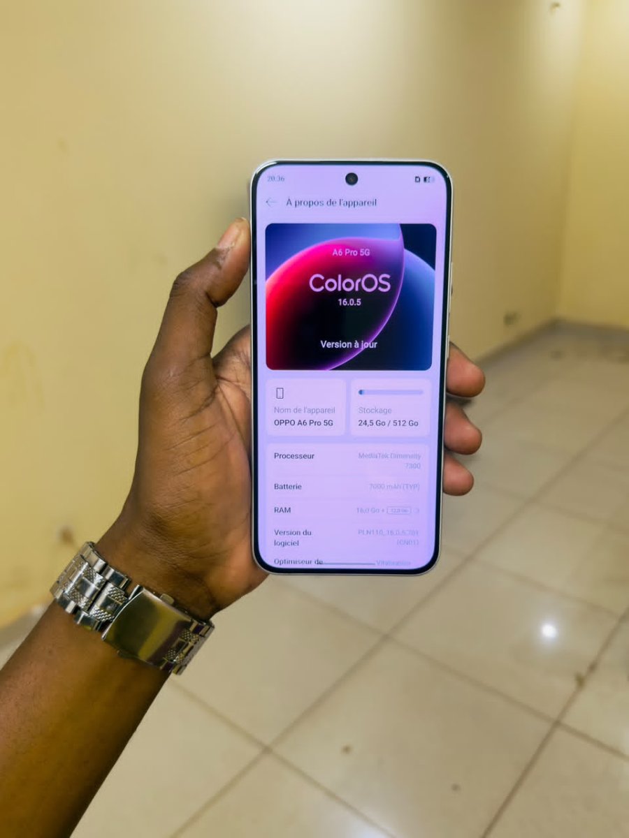 OPPO A6 PRO 5G ARRIVAGE